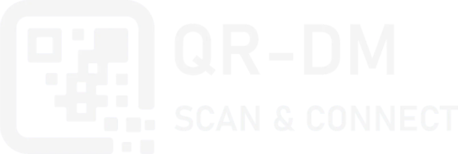 QR-DM White Logo
