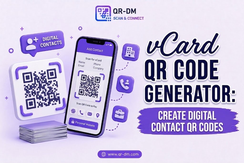 vCard QR Code Generator: Create a Digital Contact QR Code