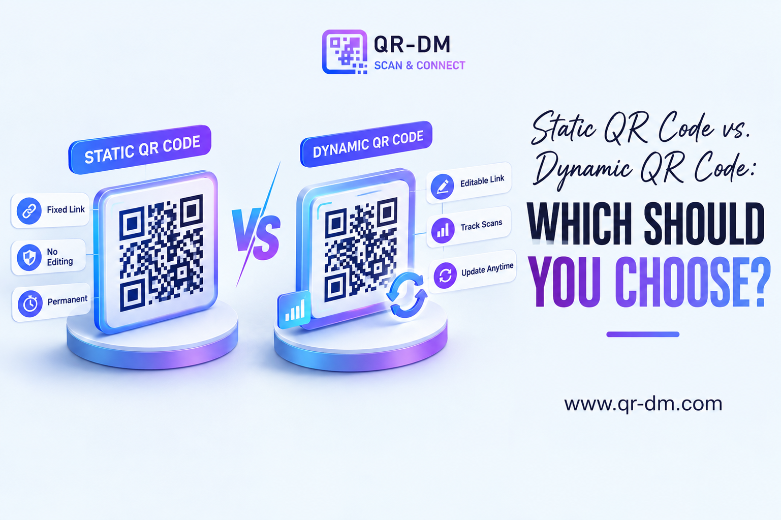 Static QR Code vs. Dynamic QR Code: Which Should You Choose?